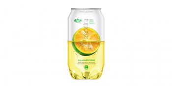 Pet can 350ml Sparkling drink with calamasi  flavor from CC